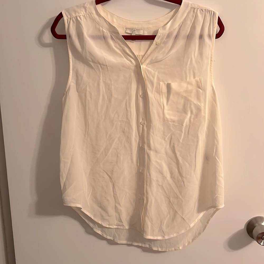 Beautiful Cream Silk Shirt